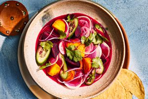 Citrus and Beet Aguachile