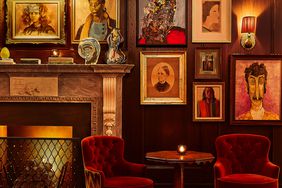 An interior view of The Portrait Bar at The Fifth Avenue Hotel