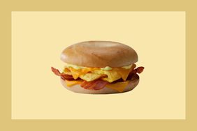 A photo illustration of the McDonald's bagel sandwich. 