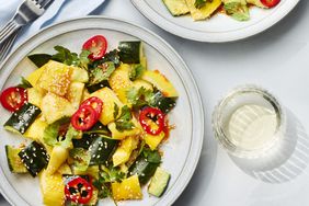 Smashed Summer Squash Salad