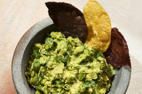 TOSTADAS WITH HERB GUACAMOLE